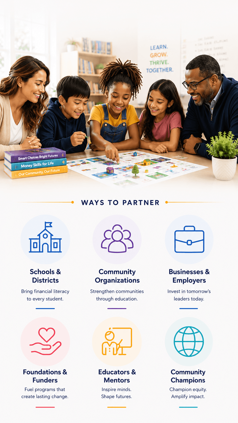 iMPACT Partners — Schools, Community Organizations, Businesses, Foundations, Educators, and Community Champions