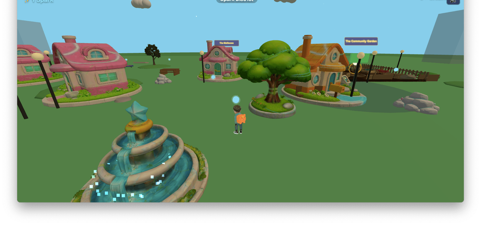 FLIQ Runner™ — Spark District world